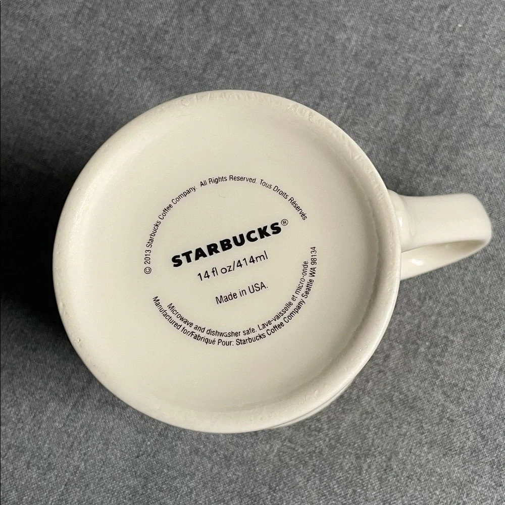 Starbucks Siren Logo Collectible Mug Coffee Tea 14 Oz.‎ 2013 - Picture 6 of 7